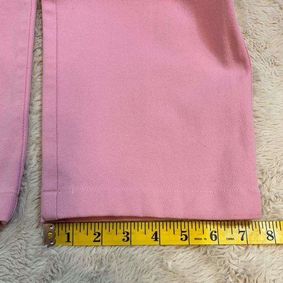 ST. JOHN Sport Essentials | Cotton Blend Pink Sport High Rise Pants Size 4 - Picture 13 of 13